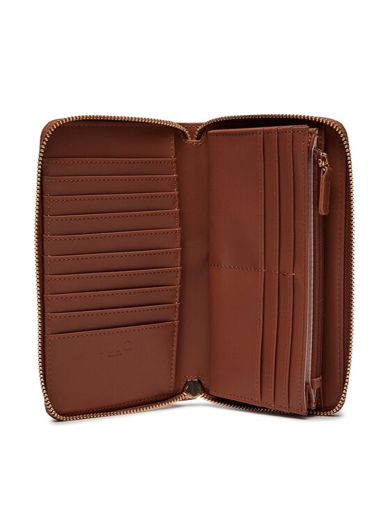 Liu Jo Liu Jo Πορτοφόλι Xl Zip Around AA4241 E0037 Καφέ