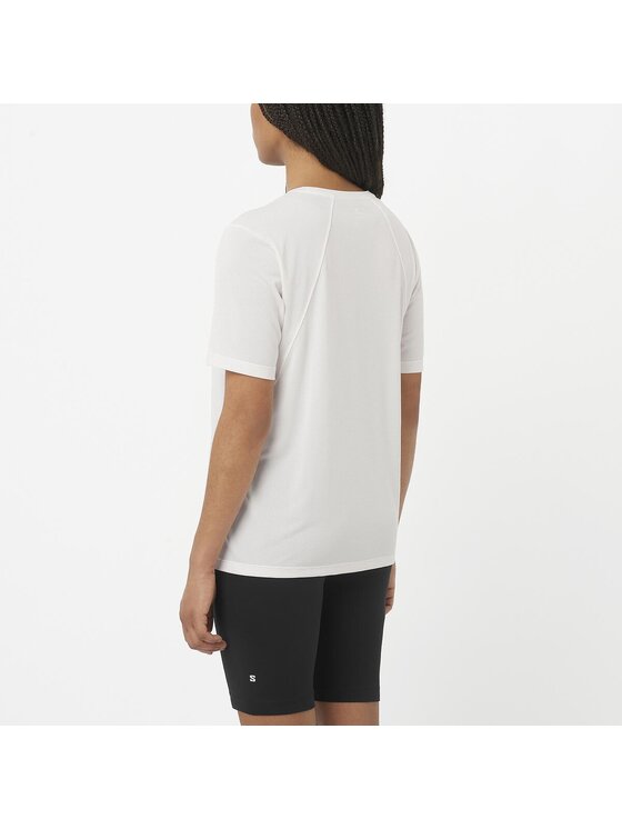 Salomon Salomon T-Shirt SHAKEout CORE W Biały Regular Fit