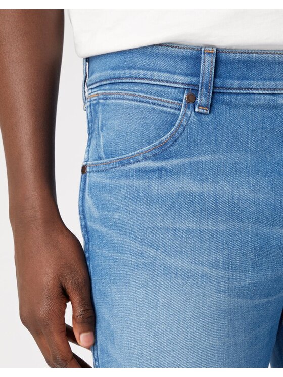 Wrangler Wrangler Jeansy LARSTON Niebieski Slim Fit