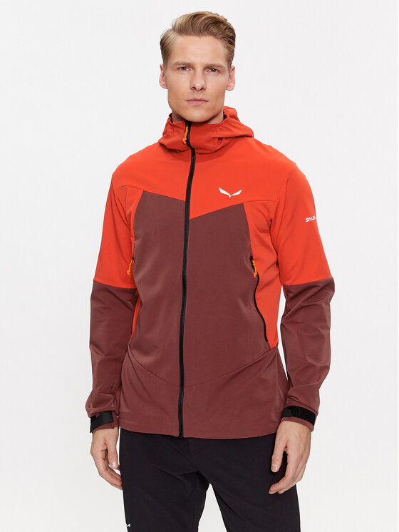 Salewa Jakna Softshell Sella DST 28468 Rdeča Regular Fit