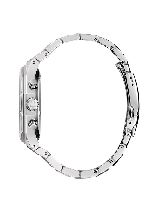 Bulova Bulova Zegarek 96B410 Srebrny