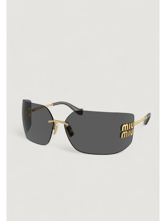 Miu Miu Miu Miu Okulary przeciwsłoneczne 0MU 54YS Czarny