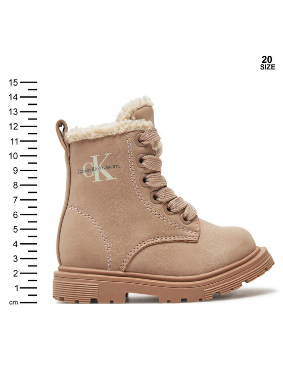 Calvin Klein Jeans Calvin Klein Jeans Csizma Lace-Up Bootie V1A5-81011-1628 Rózsaszín