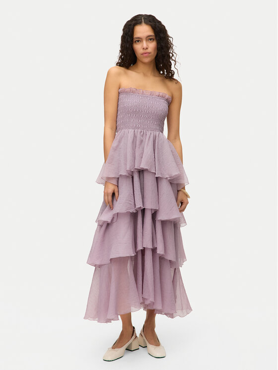 Vero Moda Vero Moda Koktejlové šaty Delilah 10330886 Světle fialová Regular Fit