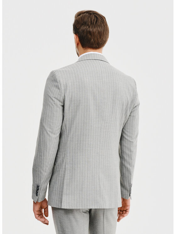 Pako Lorente Pako Lorente Marynarka P25SF-3G-025 Szary Slim Fit