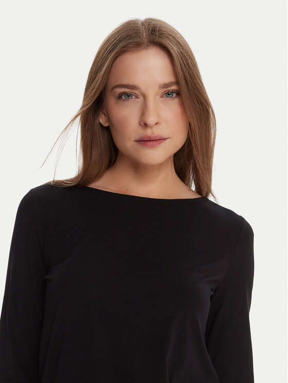 Wolford Wolford Bluză 53336 Negru Slim Fit