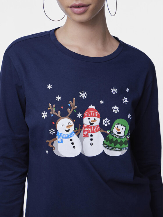 Pieces Pieces Блузка 17136563 Cиній Regular Fit