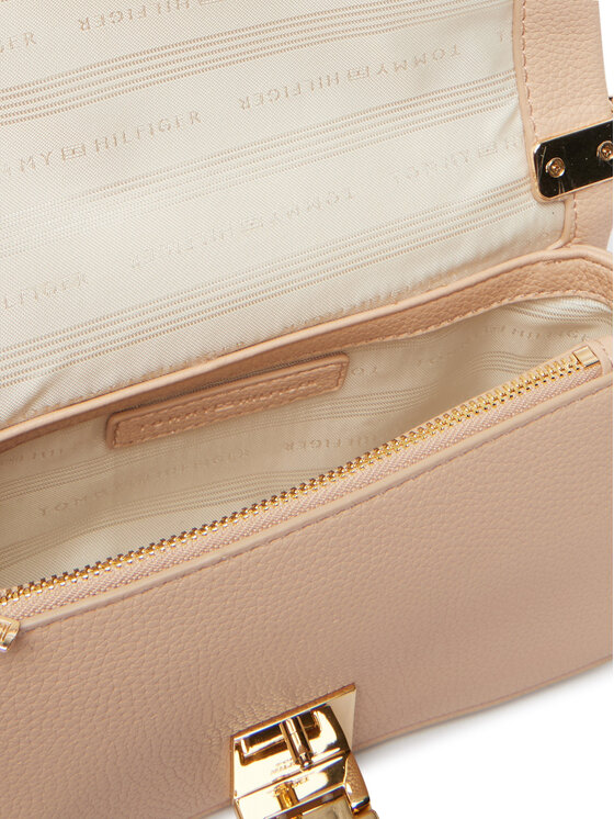 Tommy Hilfiger Tommy Hilfiger Borsetta Th Monogram Chain Strap Crossbody Bag AW0AW17403 Rosa