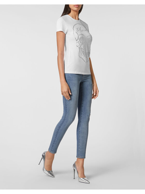 PHILIPP PLEIN PHILIPP PLEIN T-shirt 1315 Bianco Regular Fit