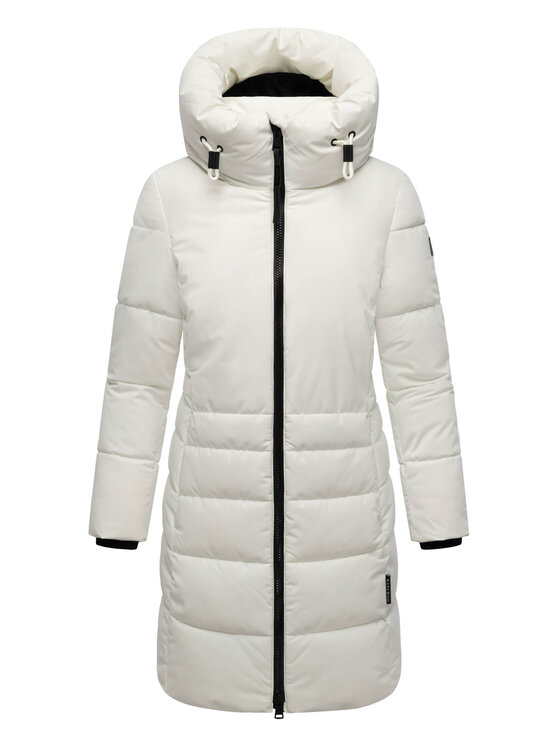 Navahoo Navahoo Kurtka zimowa Mondnebel Biały Regular Fit