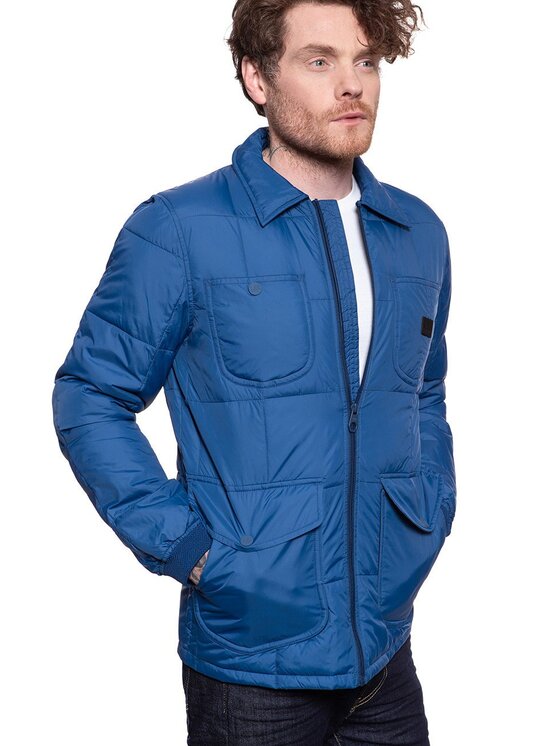 Lee Lee Kurtka przejściowa LIGHTWEIGHT PADDED Niebieski Regular Fit