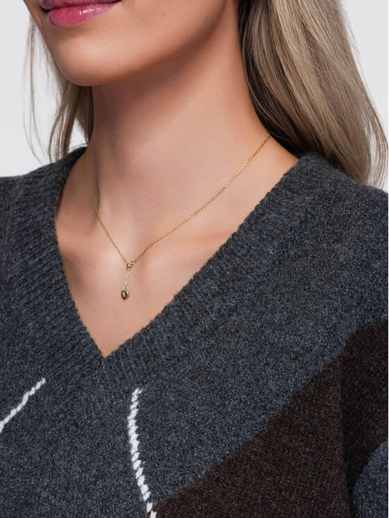 Ombre Ombre Sweter OW-SW-E0038 Szary Regular Fit