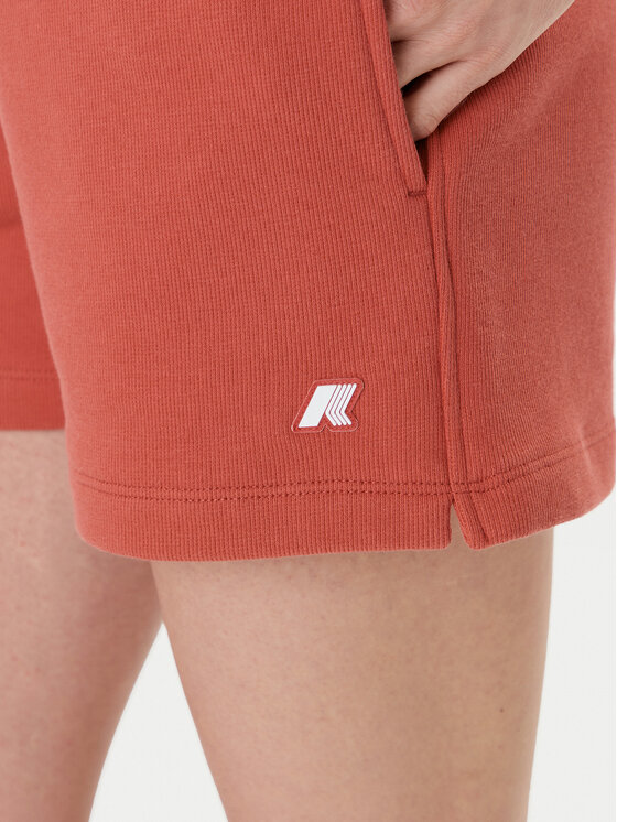 K-Way K-Way Športové kraťasy Rika K4147CW Červená Regular Fit