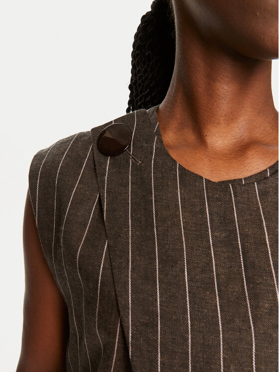 DAY BIRGER ÉT MIKKELSEN DAY BIRGER ÉT MIKKELSEN Kamizelka Enid DAY65243328 Brązowy Regular Fit