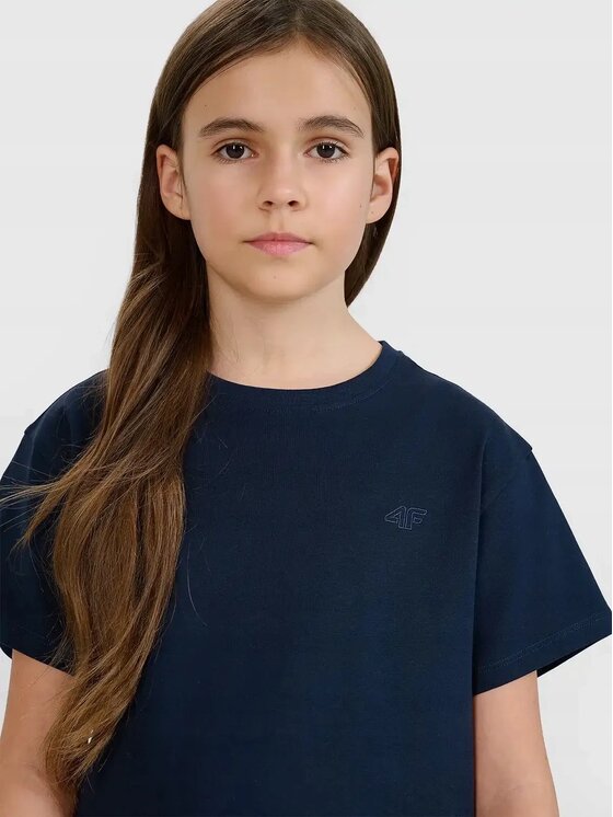 4F 4F T-Shirt 4FJWMM00TTSHF2332-31S Μπλε Regular Fit