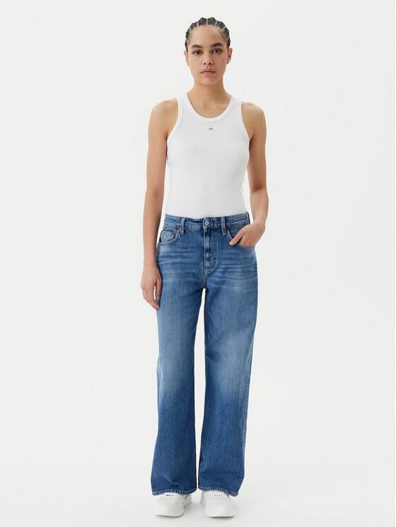 Tommy Jeans Tommy Jeans Jeansy Mia DW0DW20062 Tmavomodrá Relaxed Fit