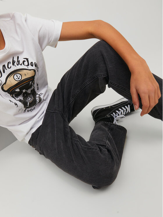 Jack&Jones Junior Jack&Jones Junior Джинси 12217782 Чорний Relaxed Fit