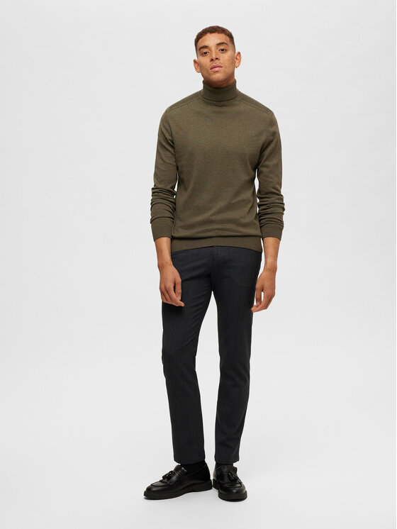 Selected Homme Selected Homme Dolcevita 16074684 Verde Regular Fit