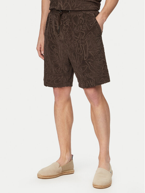 JOOP! Jeans JOOP! Jeans Stoffshorts Wailoa 30102000 Dunkelbraun Regular Fit