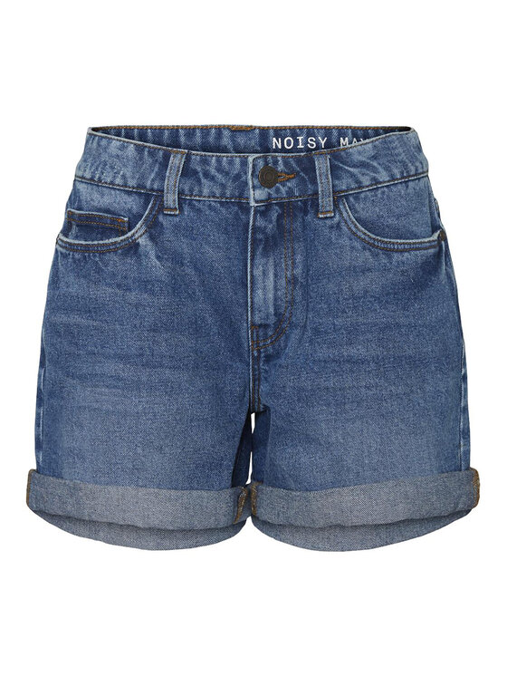 Noisy May Jeans kratke hlače Smiley 27012417 Modra Regular Fit