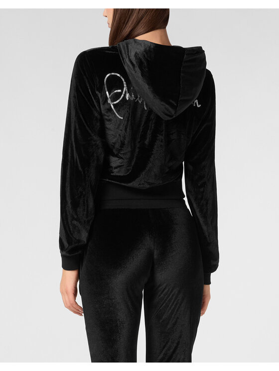 PHILIPP PLEIN PHILIPP PLEIN Mikina 9551 Čierna Regular Fit