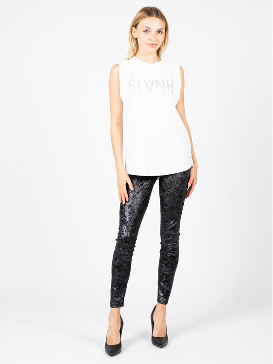 Silvian Heach Silvian Heach T-Shirt PGP22127TS Λευκό Oversize