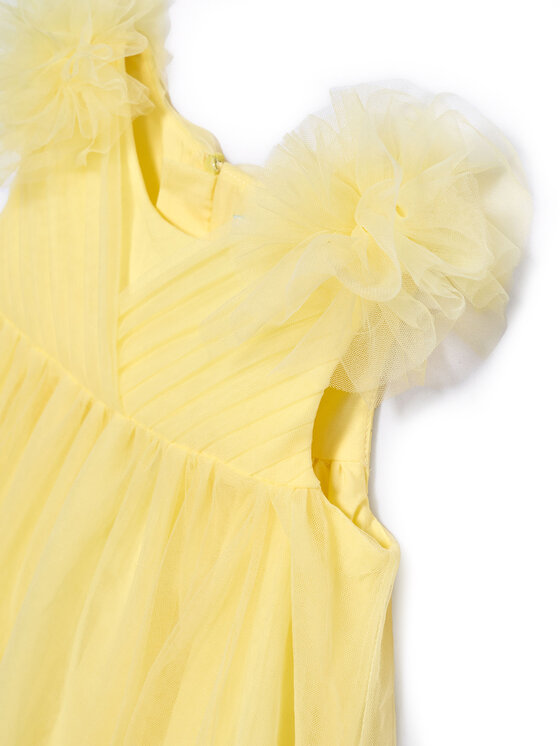 Abel & Lula Abel & Lula Elegantes Kleid 5039 Gelb Regular Fit