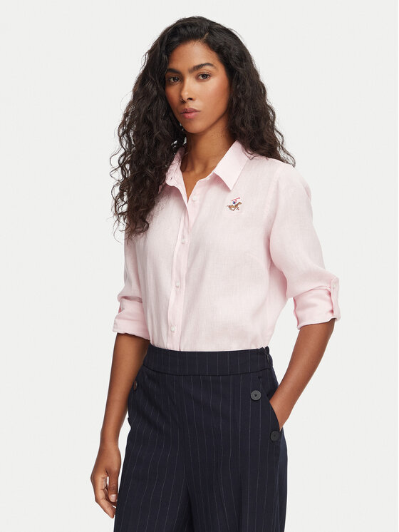 Beverly Hills Polo Club Beverly Hills Polo Club Särk P-SS26W-SH0004 Heleроosa Regular Fit