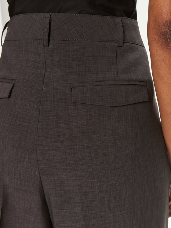 Herskind Herskind Kalhoty z materiálu Rupert 5119519 Šedá Relaxed Fit