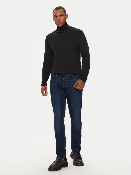 Guess Guess Rollkragenpullover M4BP08 KCHB1 Schwarz Regular Fit