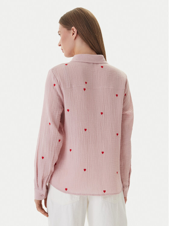 ONLY ONLY Hemd Heart 15332482 Rosa Regular Fit