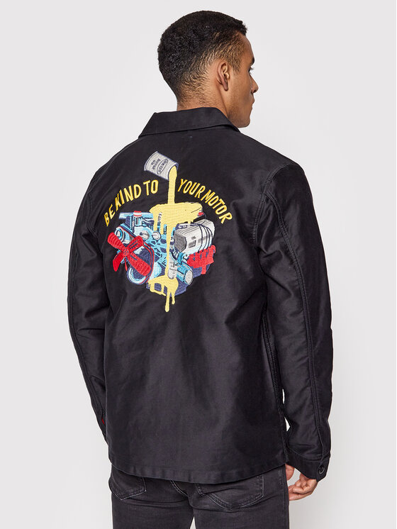 Deus Ex Machina Deus Ex Machina Τζιν μπουφάν Naito DMF206837 Μαύρο Regular Fit