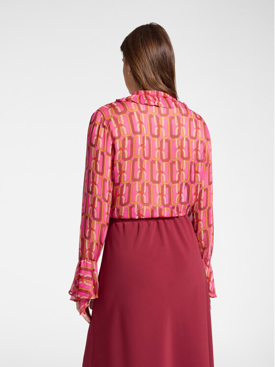 Elena Mirò Elena Mirò Camicia 5141P000196N001 Rosa Regular Fit
