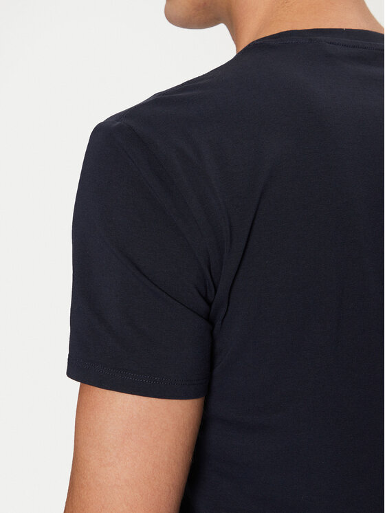 Guess Guess Marškinėliai M2YI24 J1314 Tamsiai mėlyna Slim Fit