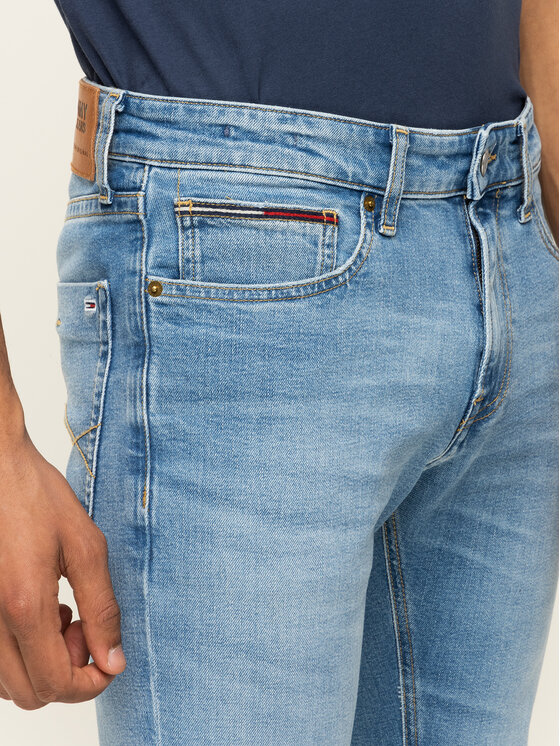 Tommy Jeans Džinsai Scanton Heritage DM0DM07303 Mėlyna Slim Fit • Modivo.lt