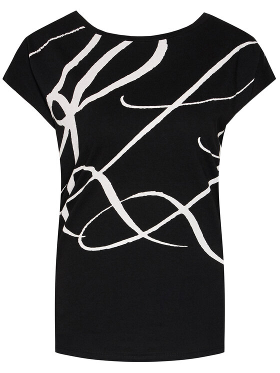 LAUREN RALPH LAUREN Lauren Ralph Lauren Μπλουζάκι 200748765002 Μαύρο Regular Fit