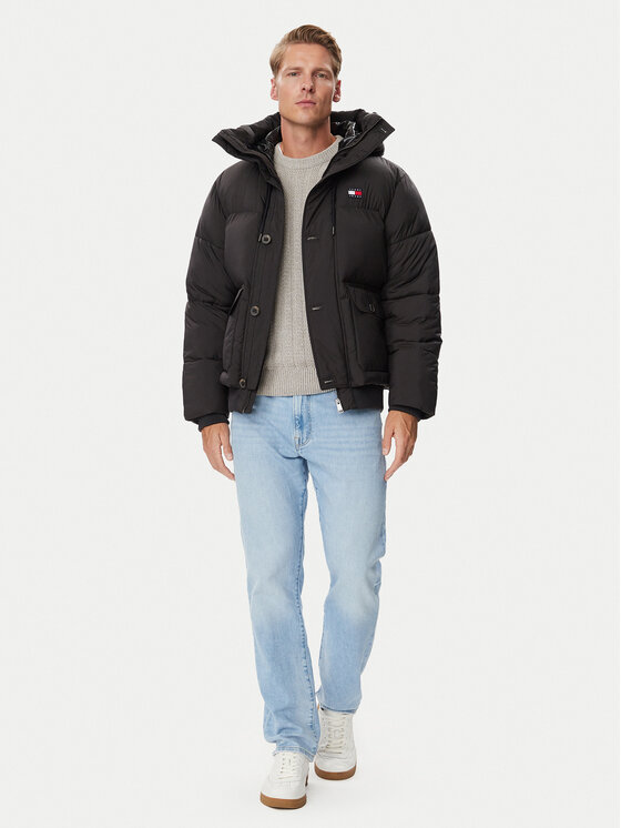 Tommy Jeans Tommy Jeans Kurtka zimowa Workwear DM0DM23506 Czarny Relaxed Fit