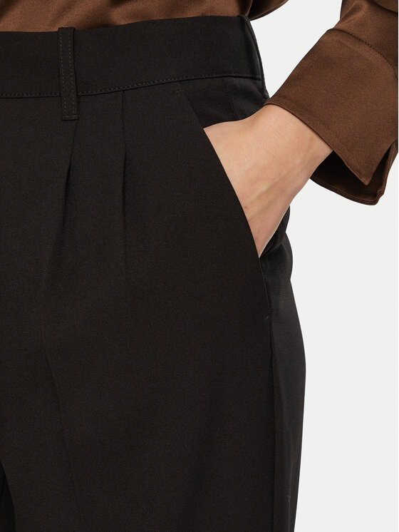 Guess Guess Pantaloni din material W5RB41 WGX02 Negru Regular Fit
