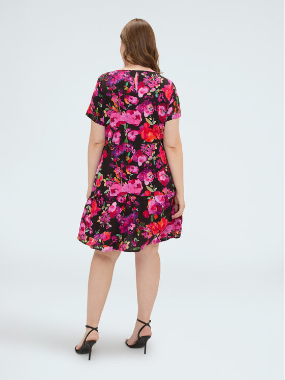 Fiorella Rubino Fiorella Rubino Sukienka wieczorowa 7003T001791N0Z3 Czarny Regular Fit