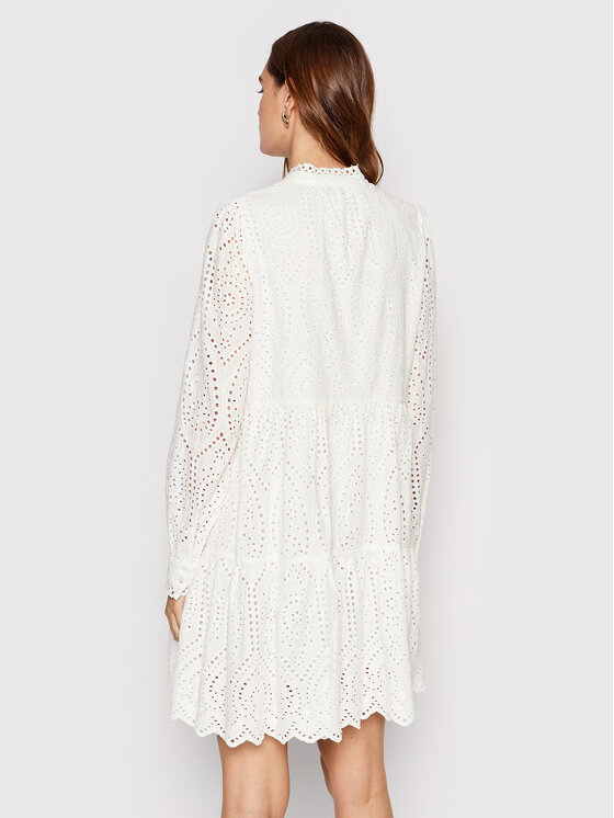 YAS YAS Vestito da giorno Holi 26027162 Bianco Relaxed Fit