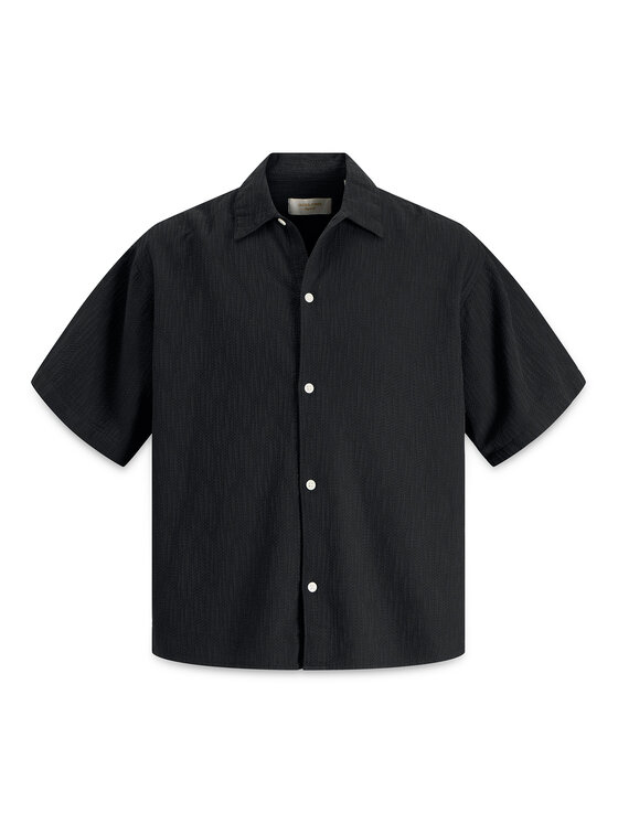 Jack & Jones Jack & Jones Риза Montauk 12293555 Черен Relaxed Fit