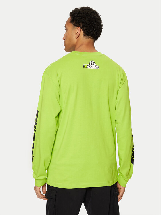 DC Shoes DC Shoes Longsleeve krekls Drivers Club ADYZT05406 Zaļš Standard Fit