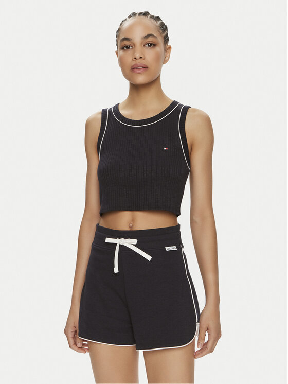 Női Felső Tommy Hilfiger, Méret: M, Sötétkék, UW0UW05232