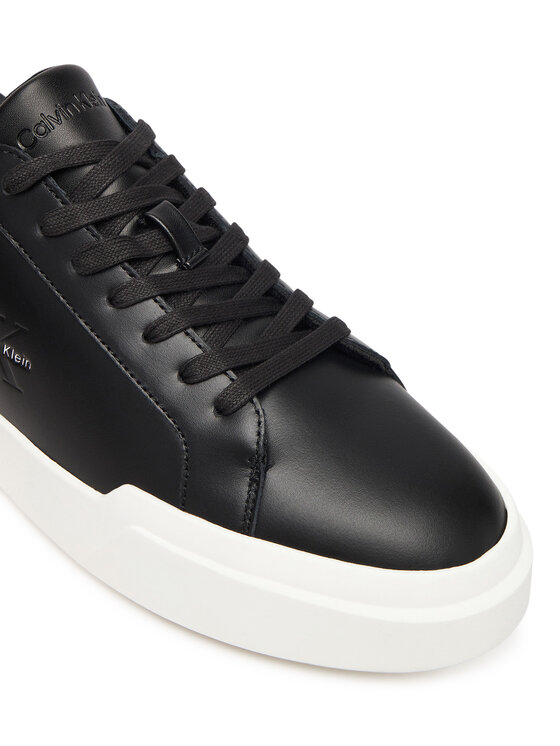 Calvin Klein Calvin Klein Sneakersy Chunky Cupsole Laceup Lth YM0YM01344 Černá