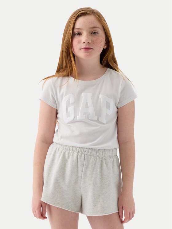 Gap Gap Футболка 885666 Écru Regular Fit