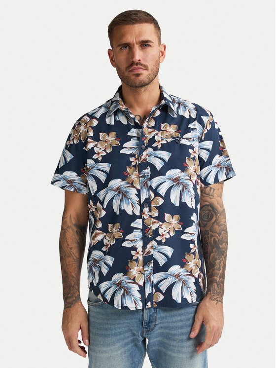Petrol Industries Petrol Industries Camicia M-1050-SIS418 Blu scuro Regular Fit
