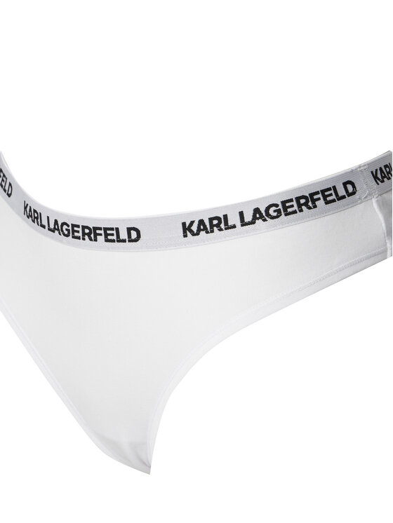 KARL LAGERFELD KARL LAGERFELD Set de tanga﻿ B1W47031 Alb