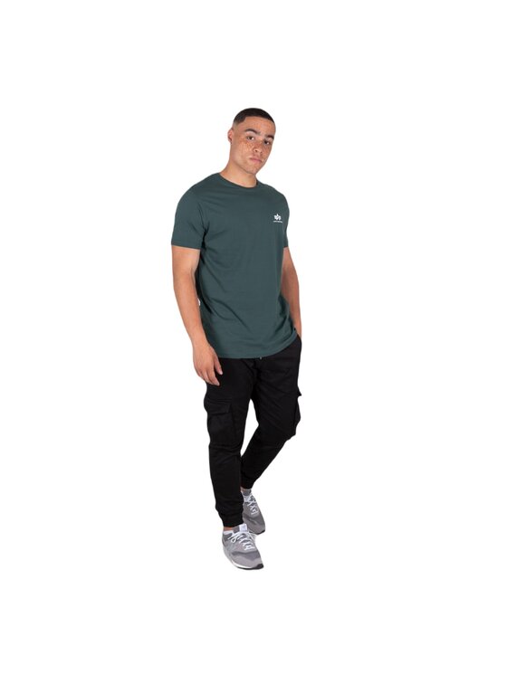 Alpha Industries Alpha Industries Tričko AI.188505-610-L Zelená Regular Fit