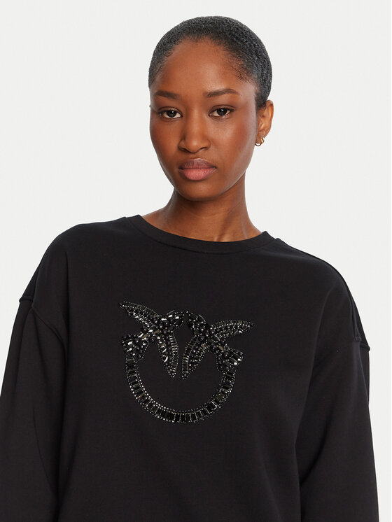 PINKO PINKO Суитшърт Nelly 100534 A2RO Черен Regular Fit
