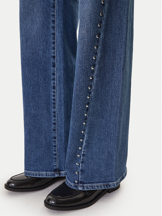 DKNY DKNY Jeansy DJ6M4228 Niebieski Wide Leg